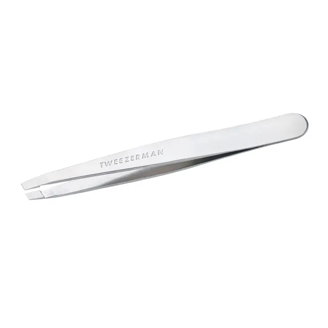 tweezerman-slant-tweezer-profi-pinzette-mit-handgeschliffener-25-schr-gspitze-ro image 1