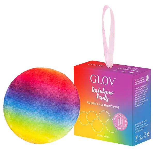 glov-moon-pads-rainbow-wiederverwendbare-abschminkpads-aus-spezialfaser-limitier image 1