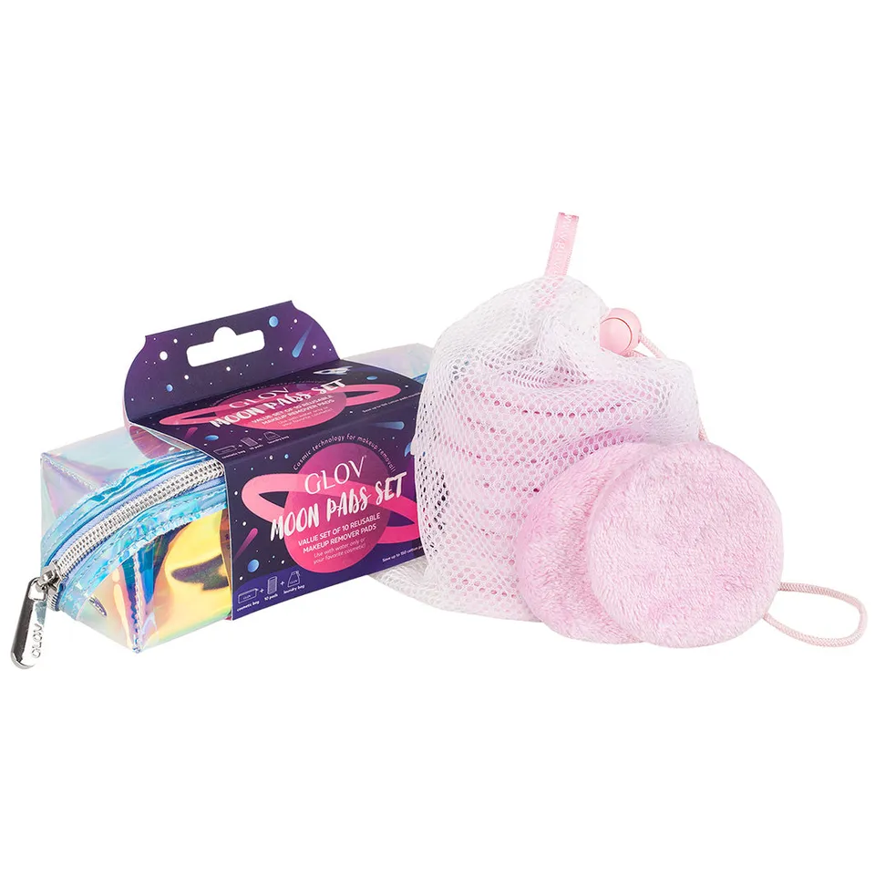 glov-moon-pads-set-10-wiederverwendbare-abschminkpads-in-holografischer-kosmetik image 1