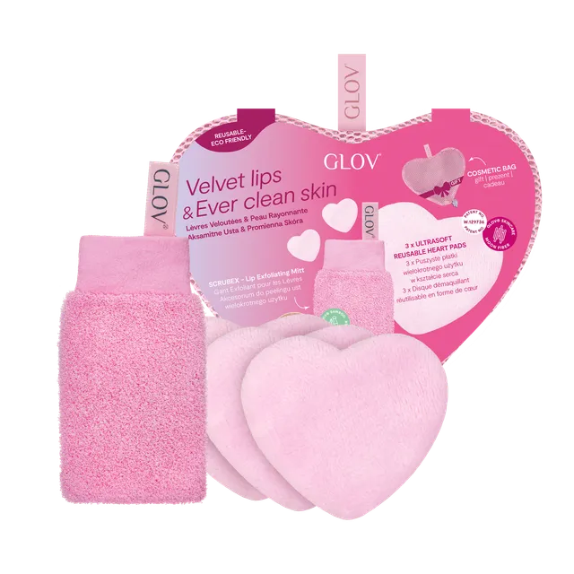 glov-velvet-lips-ever-clean-skin-set-lippenpeeling-aufsatz-und-3-wiederverwendba image 1