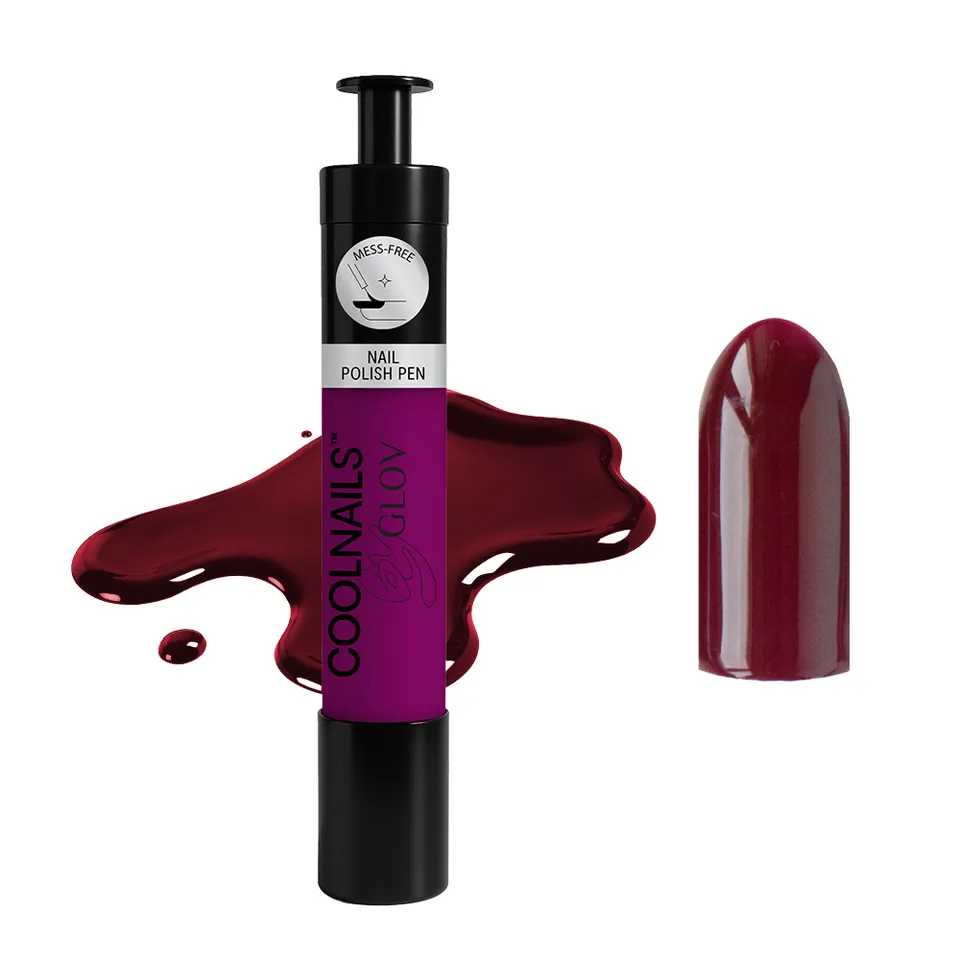 glov-coolnails-nagellack-plum-noir-klassischer-nagellack-in-tiefem-weinrot-burgu image 1