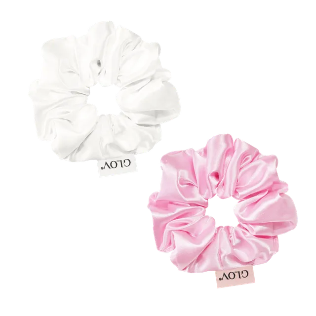 glov-scrunchies-haargummi-set-2-pack-s-satin-haargummis-in-gr-e-s image 1