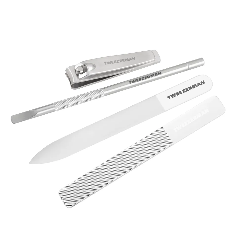 tweezerman-manik-re-set-aus-glas-4-teilig-mit-nagelknipser-glasnagelfeile-glasbu image 1