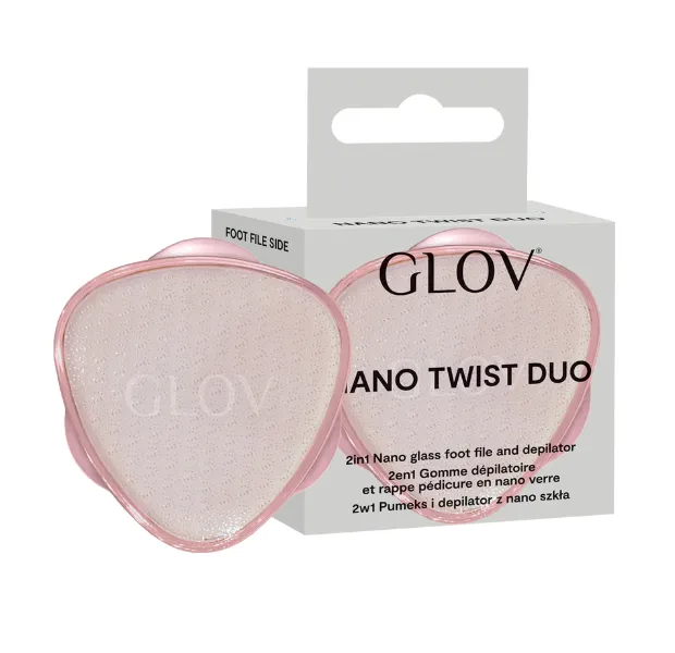 glov-nano-twist-duo-2-in-1-pumice-nano-glas-haarentferner-f-r-k-rperpflege image 1