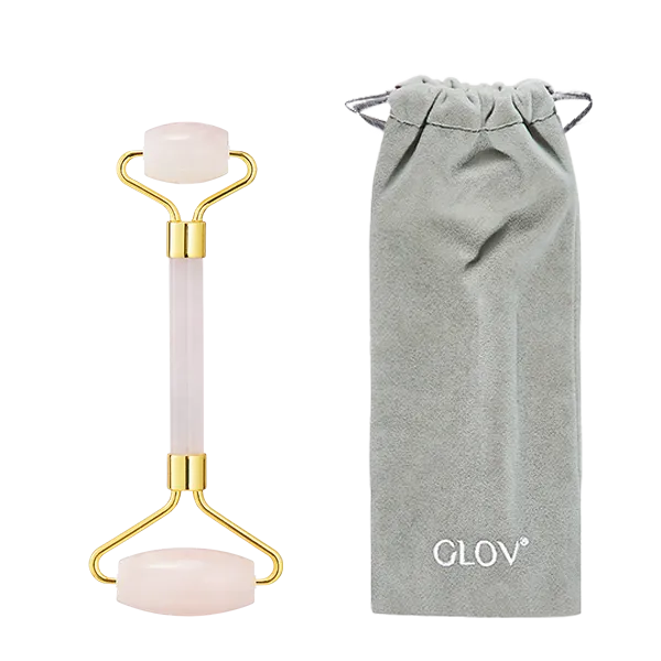 glov-stone-roller-gesichtsmassage-roller-aus-rosenquarz-und-gr-nem-jadeit-outlet image 1