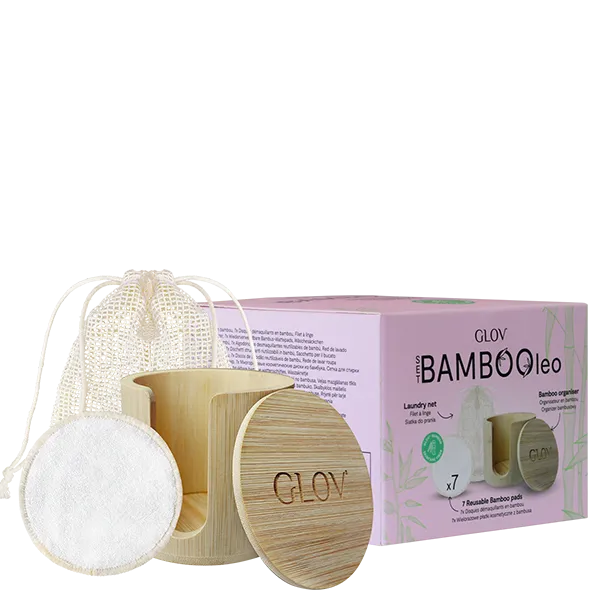 glov-bambooleo-set-7-teilige-gesichtsreinigungspads-aus-bambusfaser-mit-organize image 1