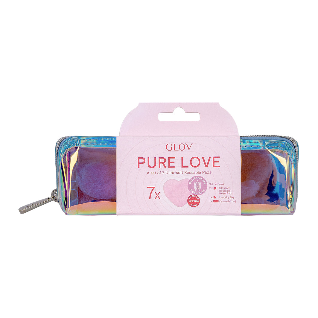 glov-pure-love-set-7-wiederverwendbare-herz-abschminkpads-mit-kosmetiktasche image 3