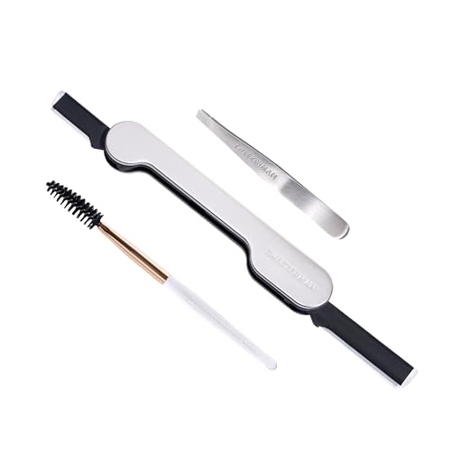 tweezerman-brow-facial-grooming-kit-silber-3-teiliges-set-mit-mini-slant-tweezer image 7