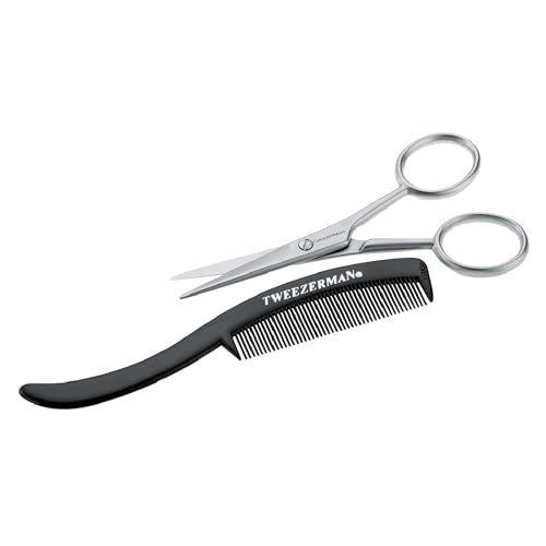 tweezerman-bartschere-und-kamm-set-rostfreier-edelstahl-pr-zise-bartpflege-1er-p image 8