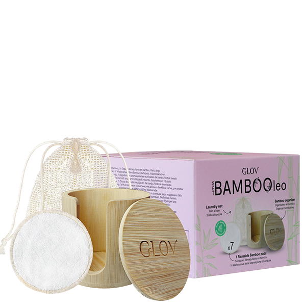 glov-bambooleo-set-7-teilige-gesichtsreinigungspads-aus-bambusfaser-mit-organize image 1