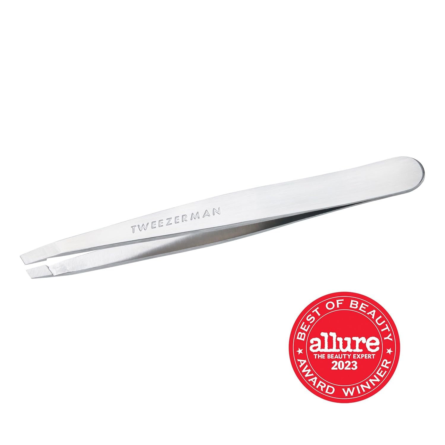 tweezerman-slant-tweezer-profi-pinzette-mit-handgeschliffener-25-schr-gspitze-ro image 2
