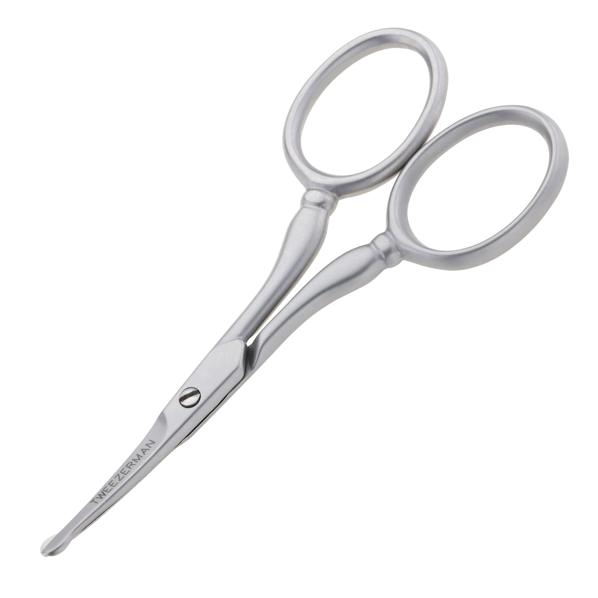 tweezerman-gear-gesichtshaarschere-f-r-m-nner-rostfreier-edelstahl-abgerundete-s image 1