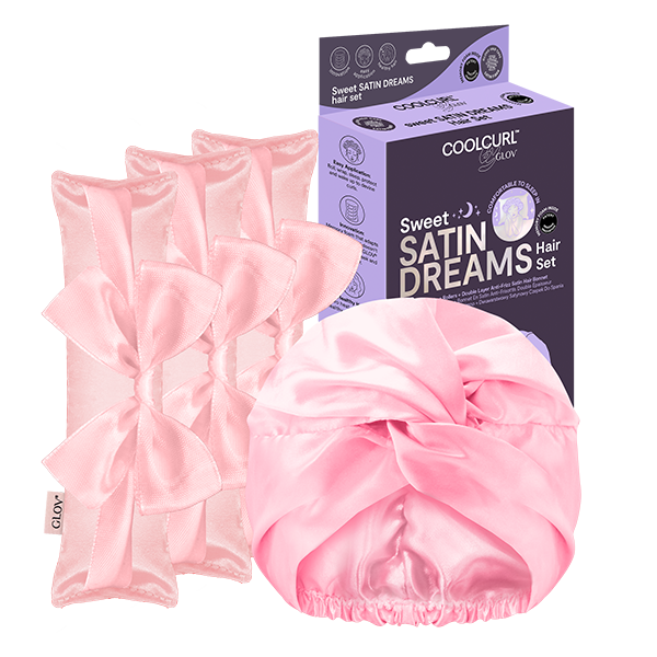glov-coolcurl-sweet-satin-dreams-schlaf-styling-set-mit-ribbon-rollers-satin-tur image 1
