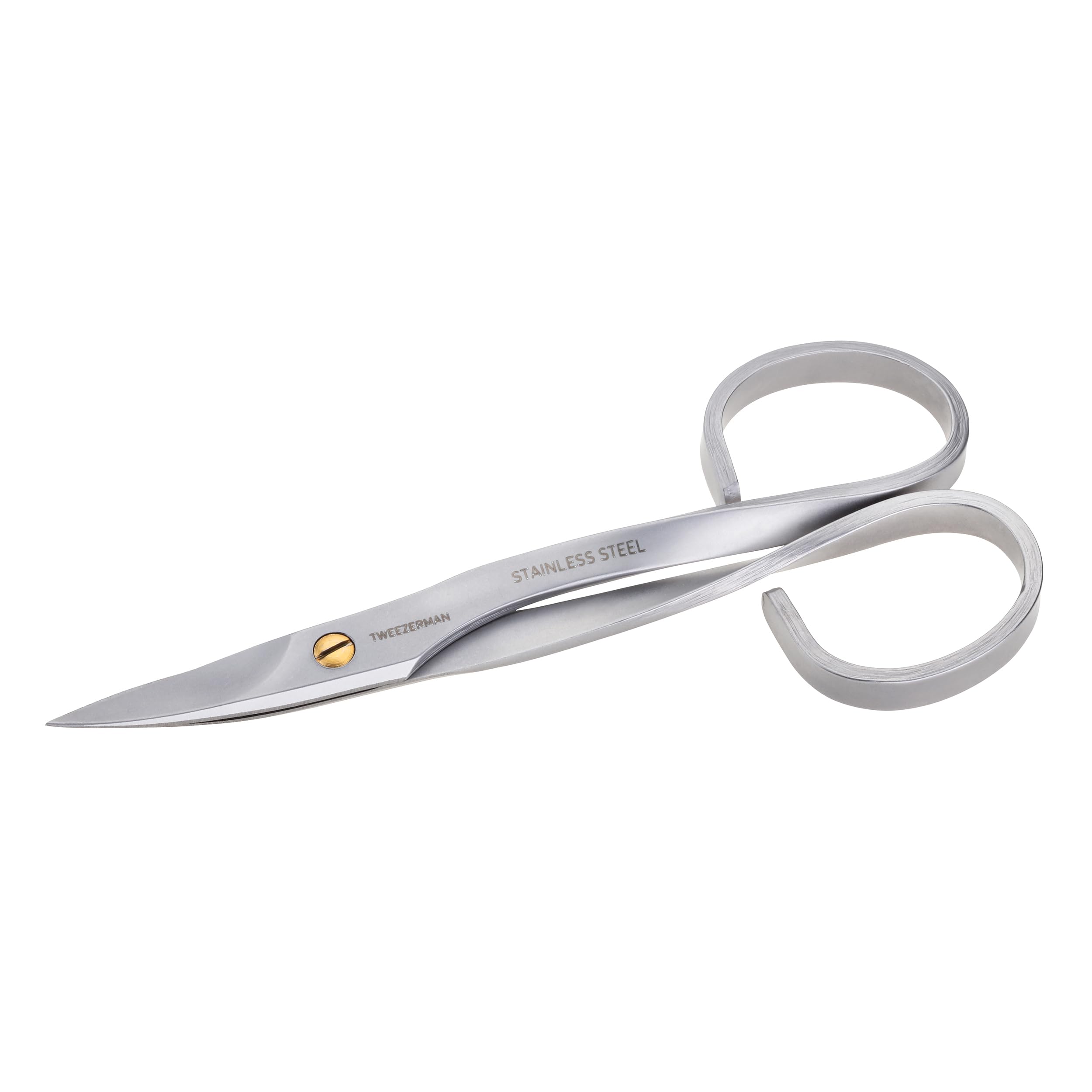 tweezerman-nagelschere-rostfreier-edelstahl-gebogene-scherenbl-tter-f-r-finger-u image 1