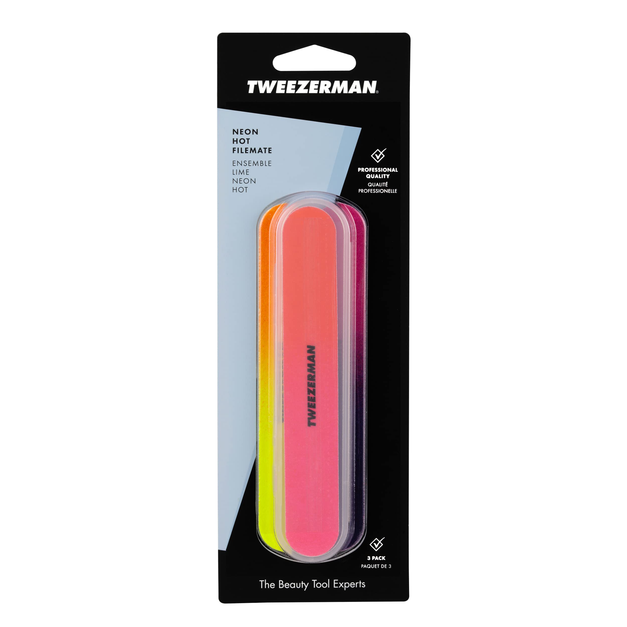 tweezerman-neon-hot-filemates-nagelfeile-3-teilig-doppelseitig-100-180er-k-rnung image 7