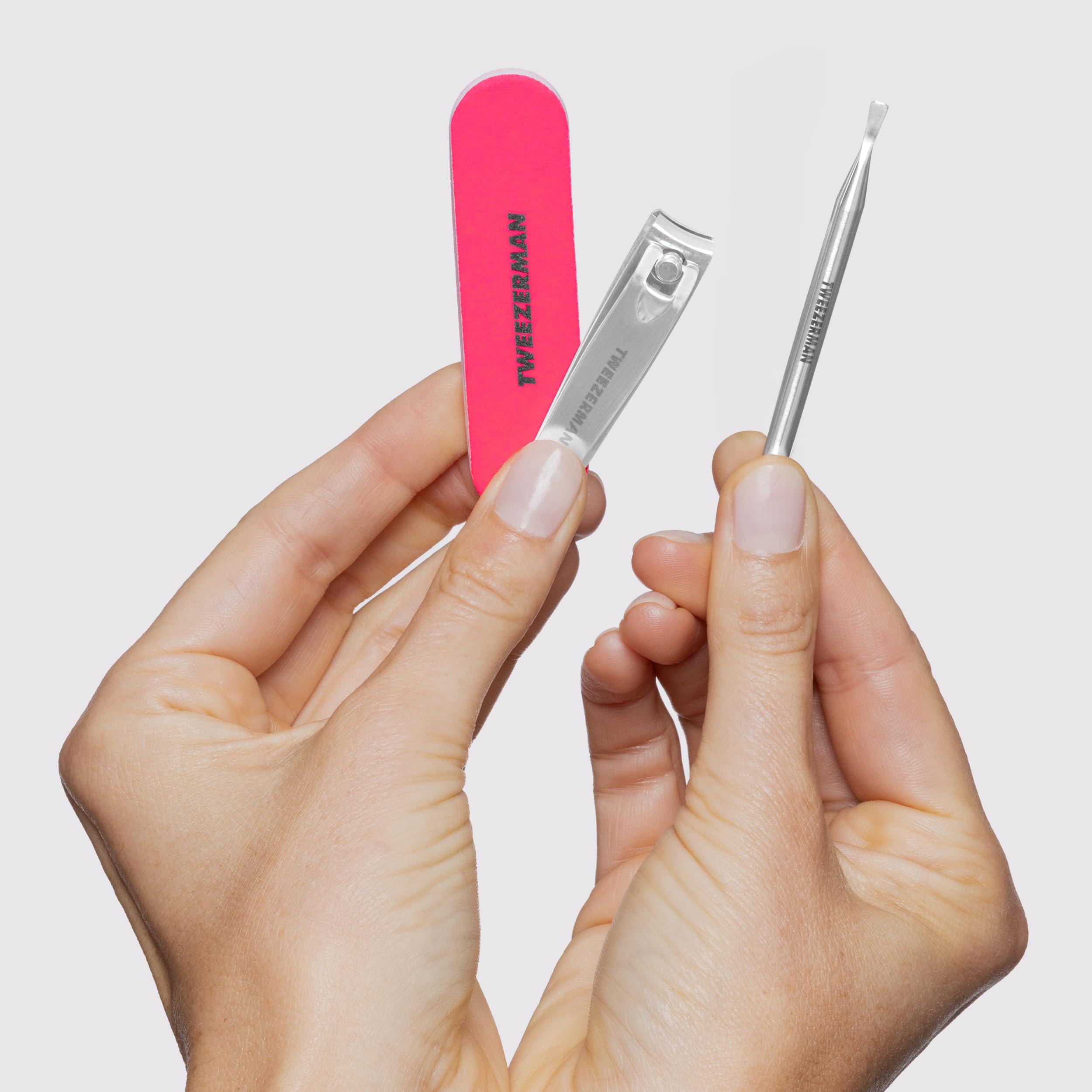 tweezerman-mini-neon-nagelpflegeset-manik-re-werkzeugset-in-neonfarben-mit-harts image 4