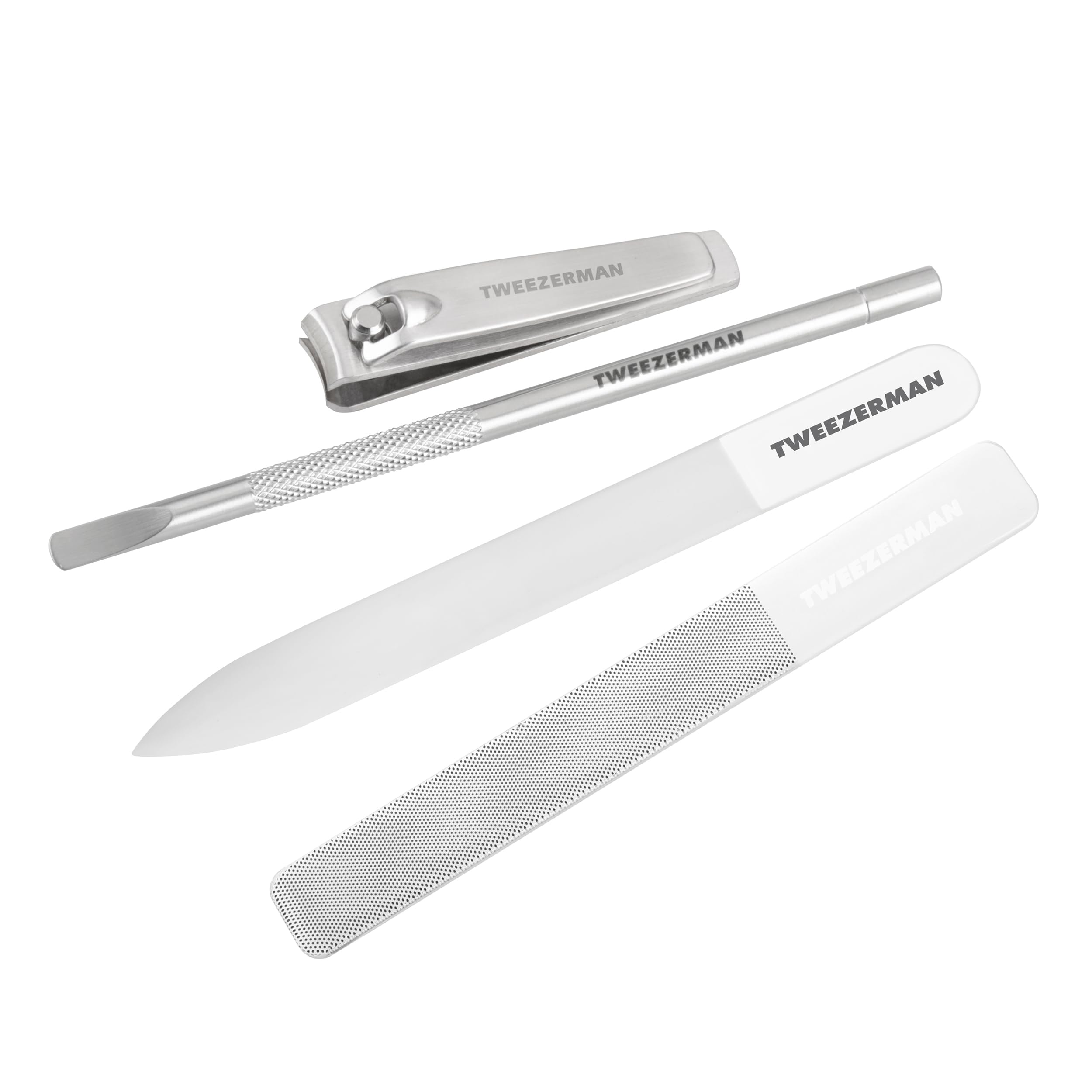 tweezerman-manik-re-set-aus-glas-4-teilig-mit-nagelknipser-glasnagelfeile-glasbu image 1