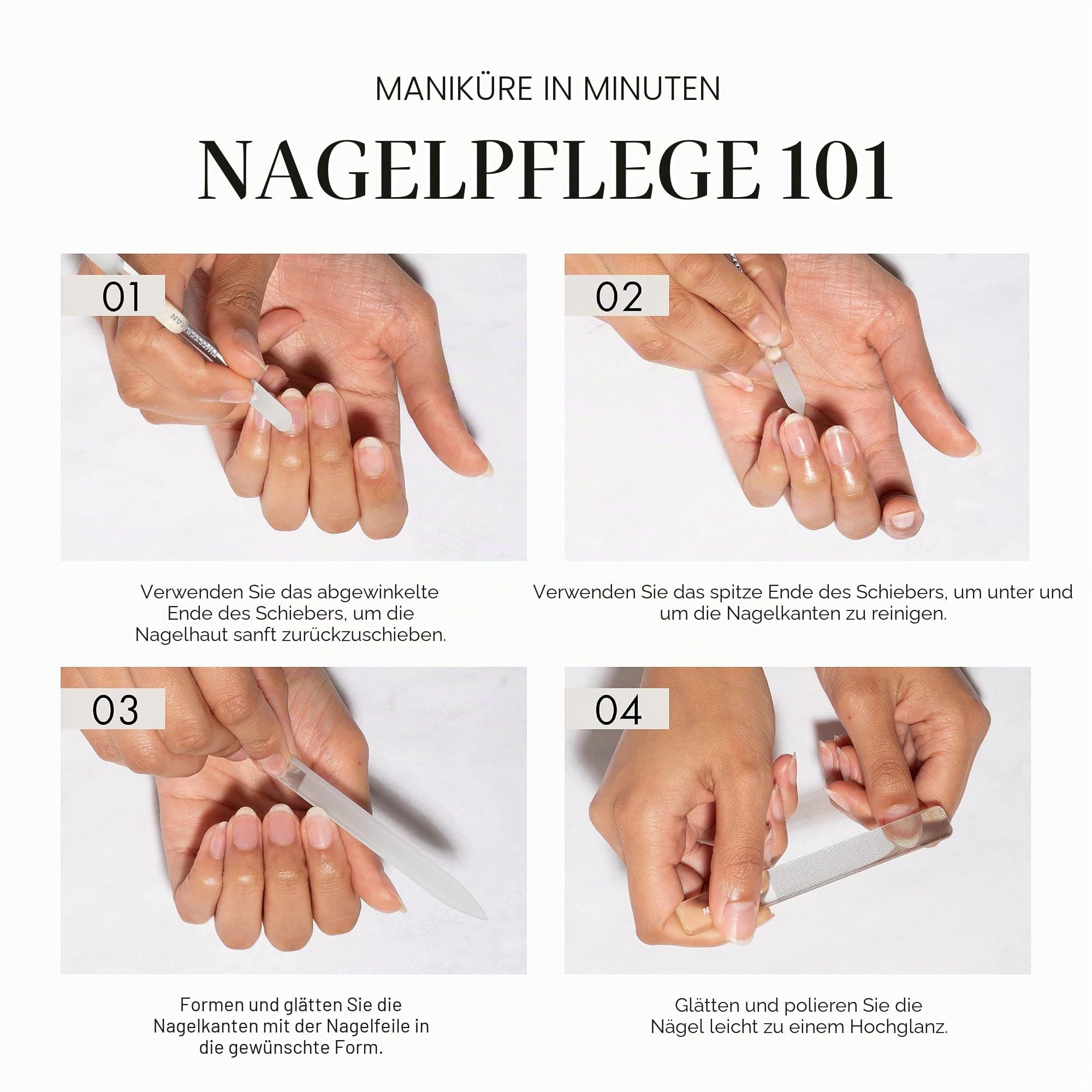 tweezerman-glas-nagelpflege-set-4-teilig-glas-nagelfeile-glas-polierfeile-und-gl image 5
