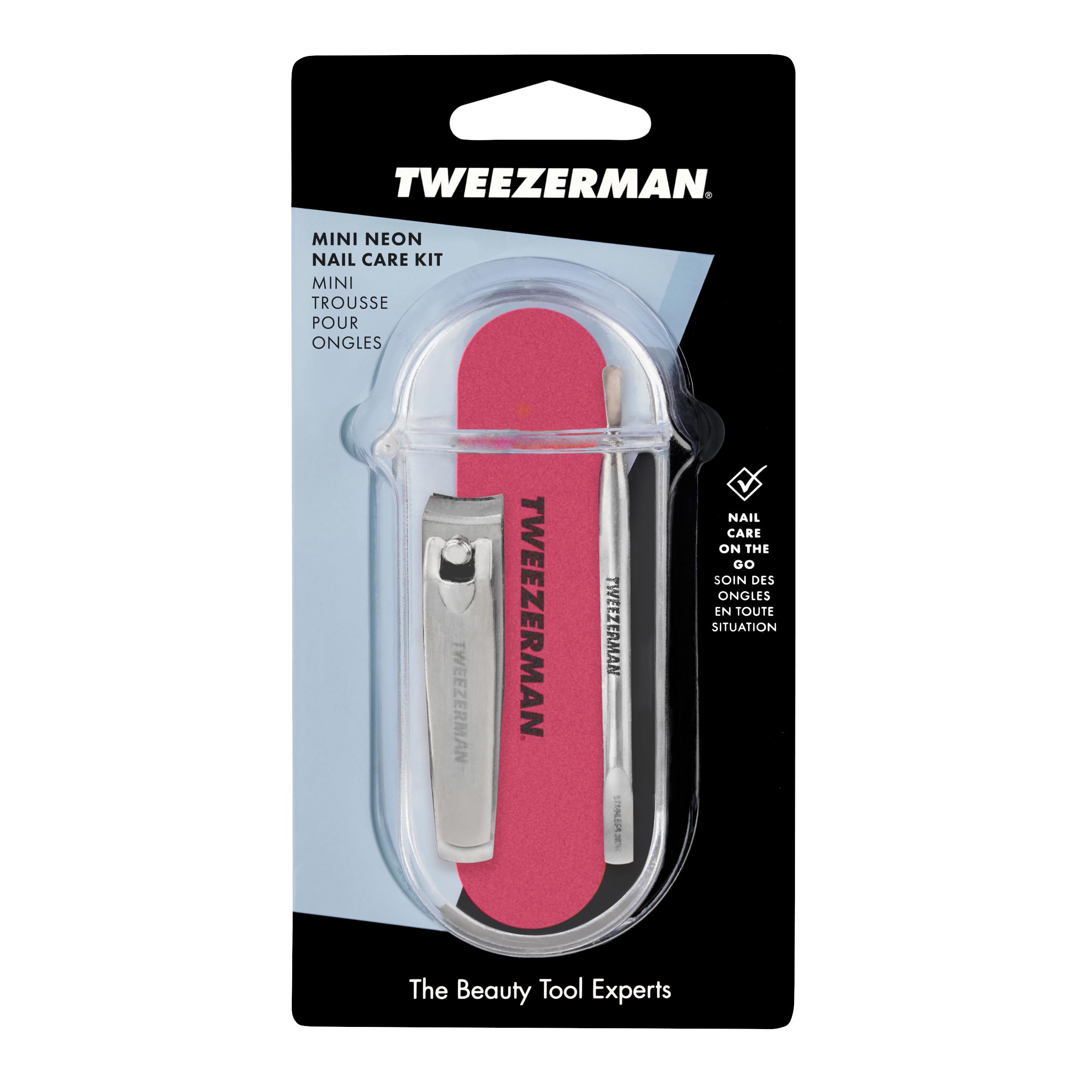 tweezerman-mini-neon-nagelpflegeset-manik-re-werkzeugset-in-neonfarben-mit-harts image 6