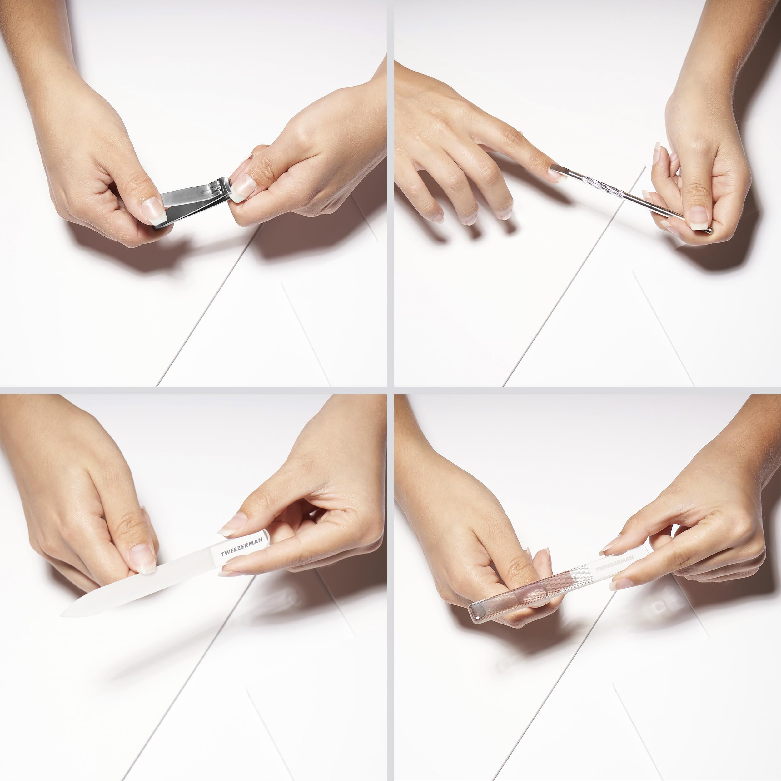 tweezerman-manik-re-set-aus-glas-4-teilig-mit-nagelknipser-glasnagelfeile-glasbu image 2