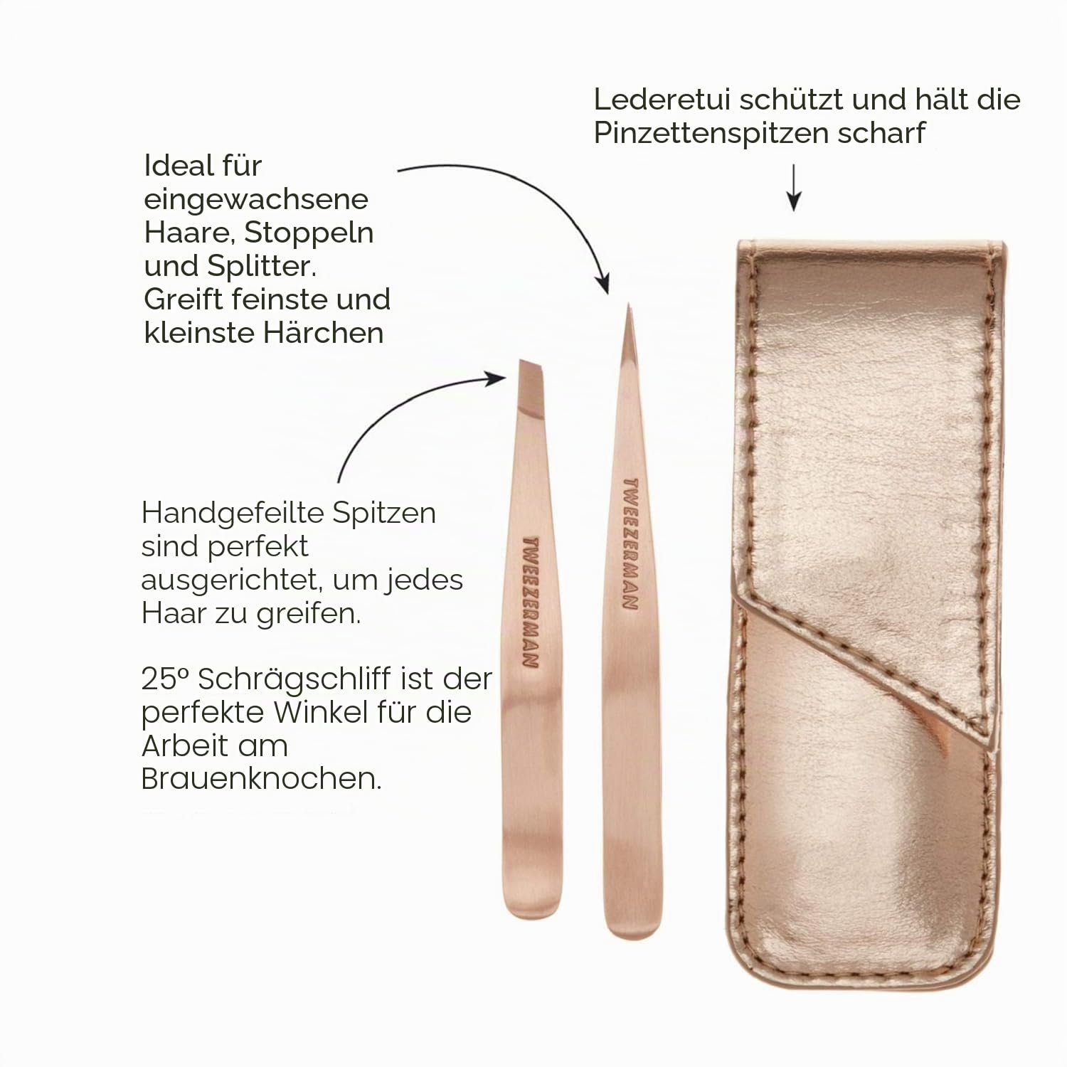 tweezerman-pinzetten-petite-set-mit-schr-ger-und-spitzer-pr-zisionspinzette-hand image 6