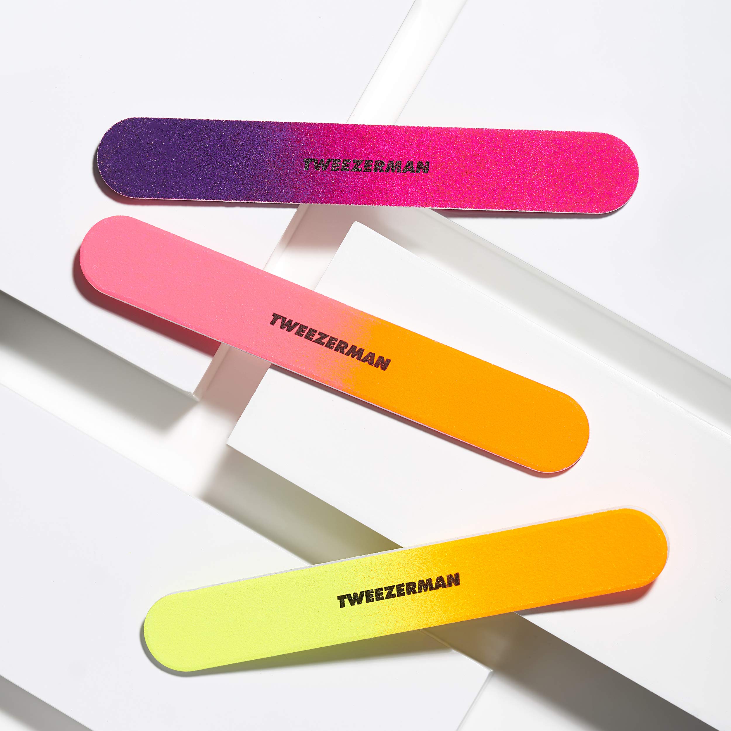 tweezerman-neon-hot-filemates-nagelfeile-3-teilig-doppelseitig-100-180er-k-rnung image 2