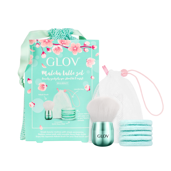 glov-matcha-latte-gesichtspflege-und-make-up-set-mit-praktischem-beutel image 1