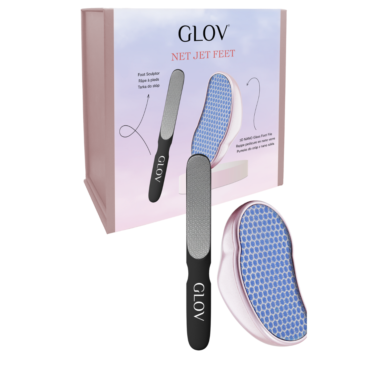 glov-net-jet-feet-fu-pflege-set-nano-glasfeile-fu-pflege-f-r-glatte-f-e image 1